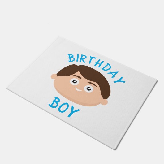 Birthday Boy Deurmat (Schuin)