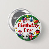 Birthday Boy (Football) ~ Button (Voorkant /achterkant)
