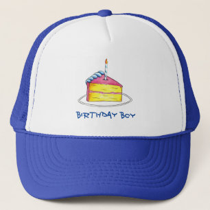 Birthday Boy Happy Birthday Cake Slice Candle Pet