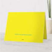 Birthday Boy Kaart (Achterkant)