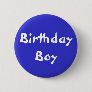 Birthday Boy Ronde Button 5,7 Cm