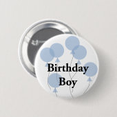 Birthday Boy Ronde Button 5,7 Cm (Voorkant /achterkant)