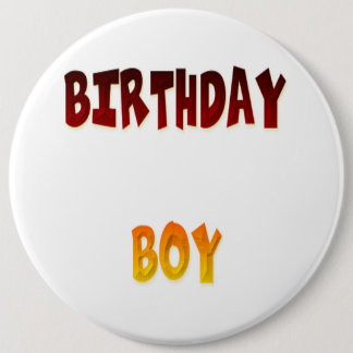 Birthday Boy Ronde Button 6,0 Cm