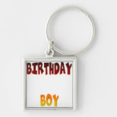 Birthday Boy Sleutelhanger (Voorkant)