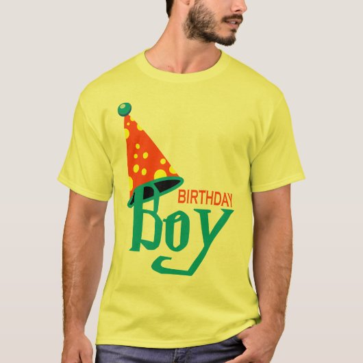 Birthday Boy T-shirt (Voorkant)