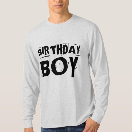 BIRTHDAY BOY T-SHIRTS (Voorkant)