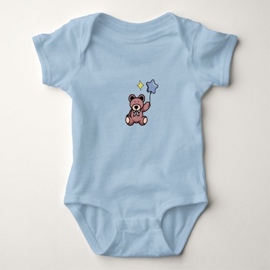 Birthday Boy Teddy Bear Romper (Voorkant)