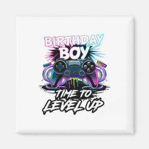Birthday Boy Tijd om het niveau van de videogame v Magneet