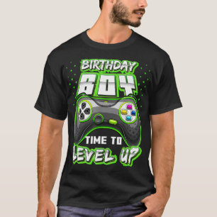 Birthday Boy Tijd om VideoGame Birthday op te waar T-shirt