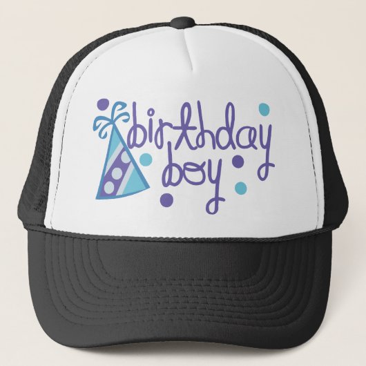 Birthday Boy Trucker Pet (Voorkant)