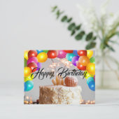 Birthday Briefkaart (Staand voorkant)