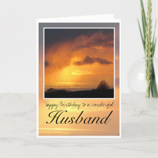 Birthday, Bright Sun Behind Dark Clouds. Kaart