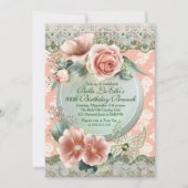 Birthday Brunch Moederdag Luncheon Invitations Kaart (Voorkant)