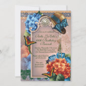 Birthday Brunch Moederdag Luncheon Invitations Kaart (Voorkant)