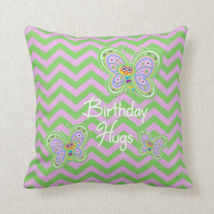 Birthday Butterfly Hugs Kussen