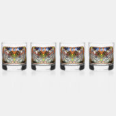 Birthday Butterfly Whisky Glas (Voorkant)
