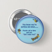 Birthday Button (Voorkant /achterkant)