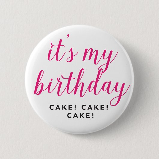 Birthday Button (Voorkant)