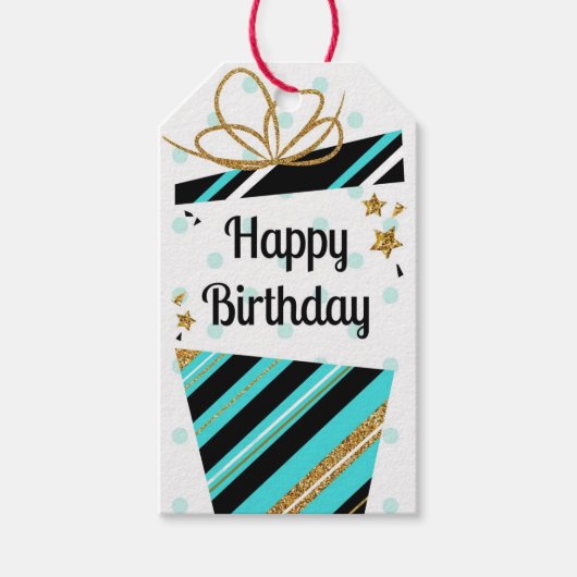 Birthday Cadeaulabel (Voorkant)