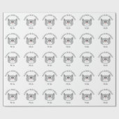 Birthday Cadeaupapier (Vlak)