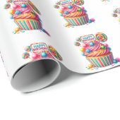 Birthday  cadeaupapier (Rol Hoek)