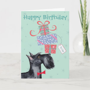 Birthday Cadeaus Scottish Terrier Kaart
