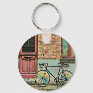 Birthday-cadeaus voor fietsenliefhebbers sleutelhanger