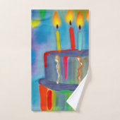 Birthday Cake Bad Handdoek (Handdoek)