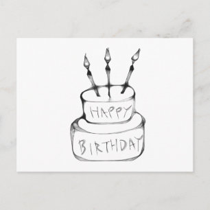 Birthday Cake Briefkaart
