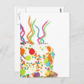 Birthday Cake Briefkaart (Voorkant / Achterkant)