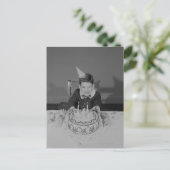 Birthday Cake Briefkaart (Staand voorkant)