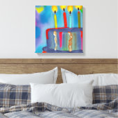Birthday Cake Canvas Afdruk (Insitu (Slaapkamer))