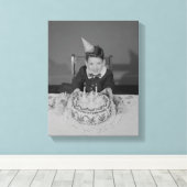 Birthday Cake Canvas Afdruk (Insitu (Houten vloer))