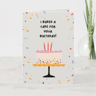 Birthday Cake Card Kaart