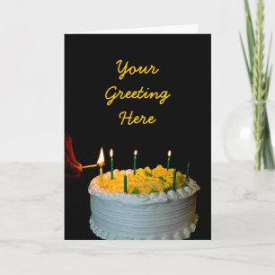 Birthday Cake Card Kaart
