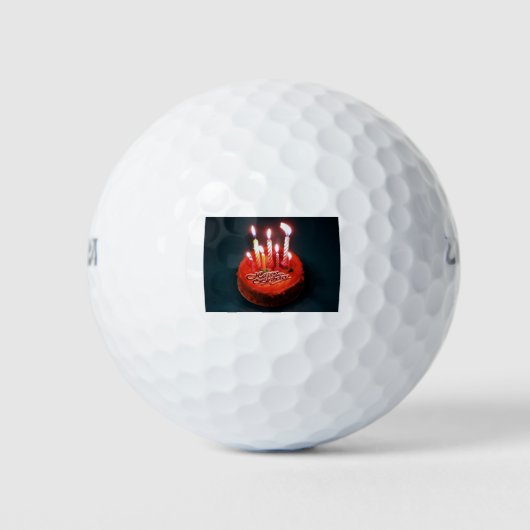 Birthday Cake Golfballen (Voorkant)