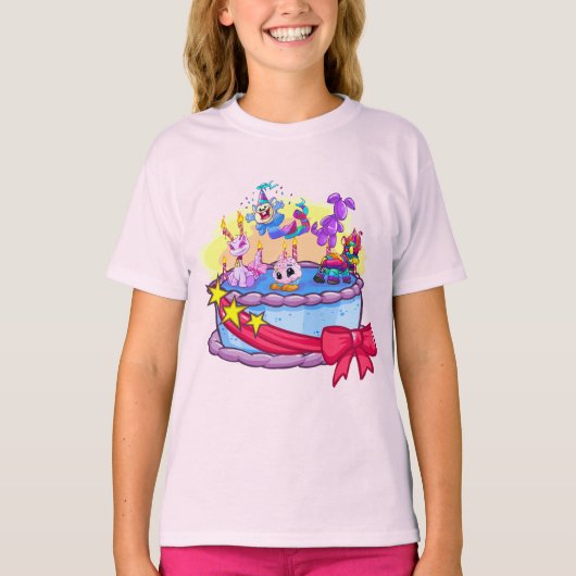 Birthday Cake Group Shot T-shirt (Voorkant)