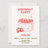 Birthday Cake  Kaart (Voorkant)