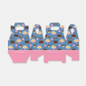 Birthday Cake Pattern Custom Name + Greeting Bedankdoosjes (Uitgevouwen)