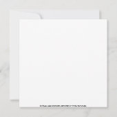 Birthday Cake Penguin Invitations Kaart (Achterkant)