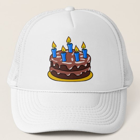 Birthday cake 🎂 pet, te koop! trucker pet (Voorkant)