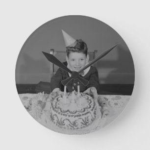 Birthday Cake Ronde Klok