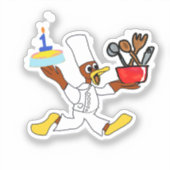 Birthday Cake Sticker (Voorkant)
