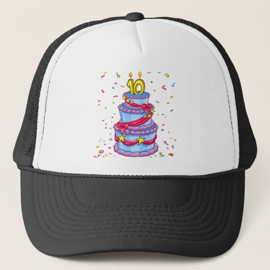 Birthday Cake Trucker Pet (Voorkant)