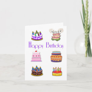 Birthday Cakes Kaart