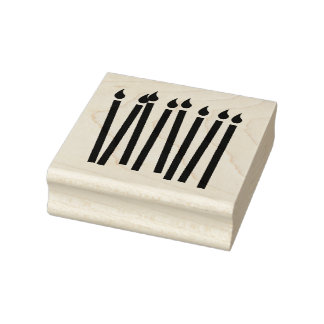 Birthday Candles Art Stamp Rubberstempel