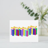 Birthday Candles Briefkaart (Staand voorkant)