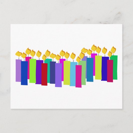 Birthday Candles Briefkaart (Voorkant)