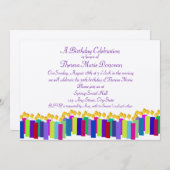 Birthday Candles Kaart (Voorkant / Achterkant)