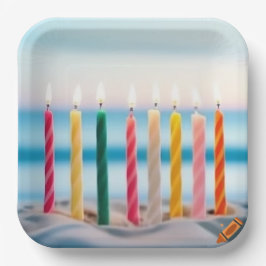 Birthday Candles Papieren Bordje